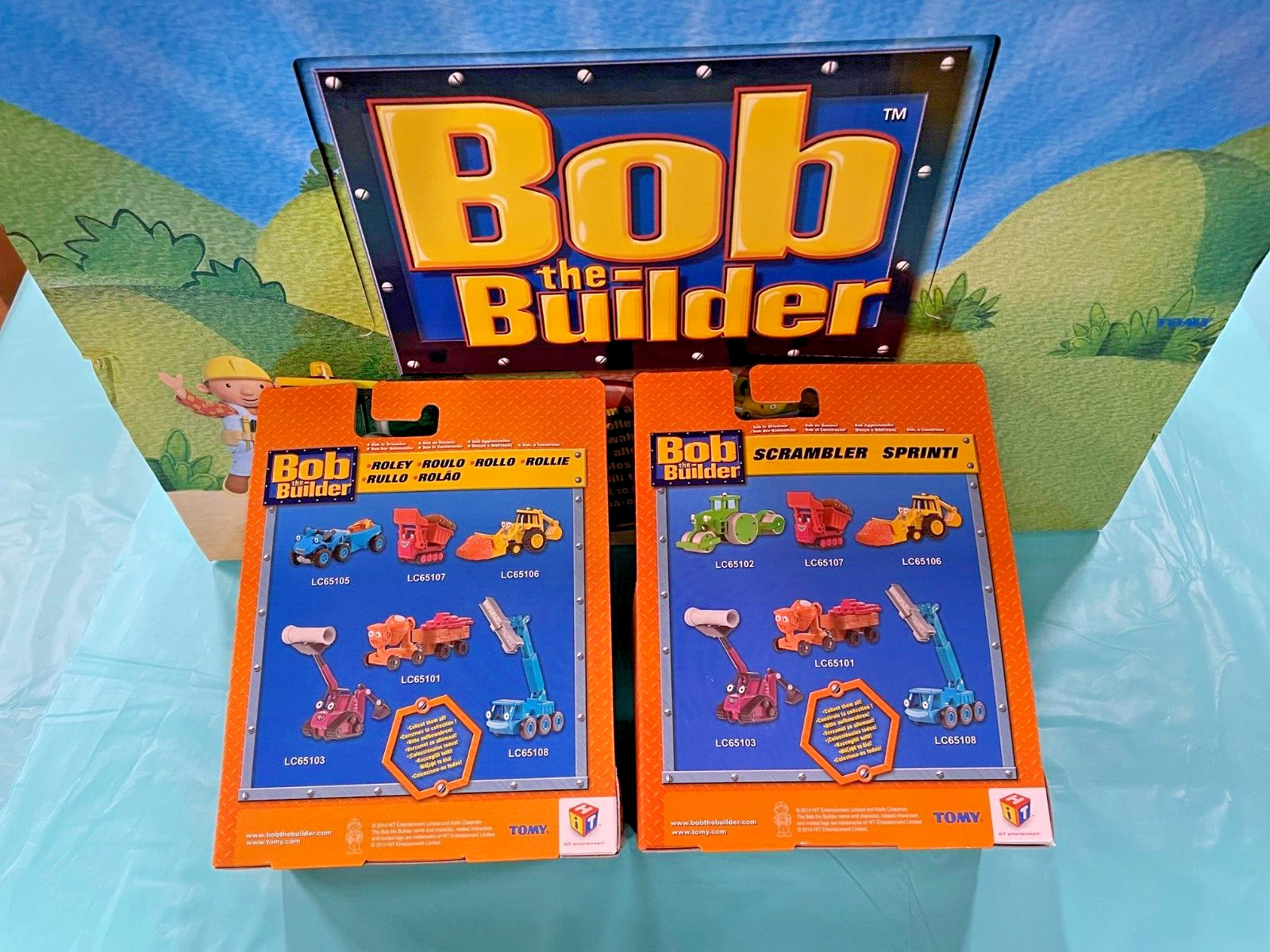 Bob the Builder Take Along ROLEY & SCRAMBLER by TOMY LC65102 & LC65105 – New