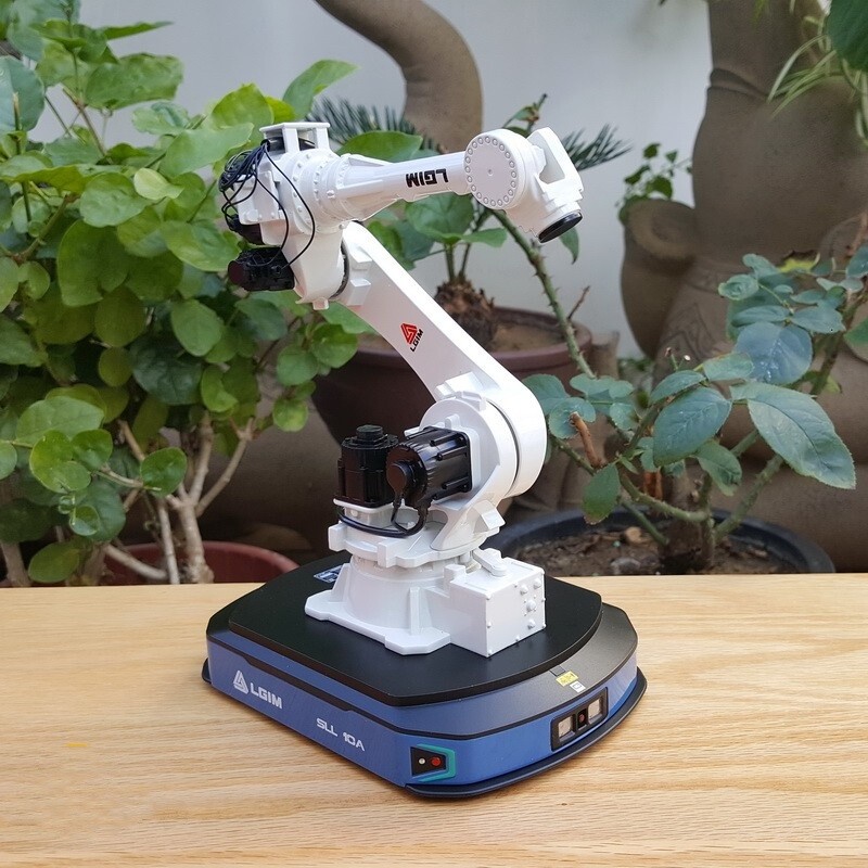 1:10 LGIM Mechanical Robotic Arm UR Intelligent Robot Machine Diecast Model