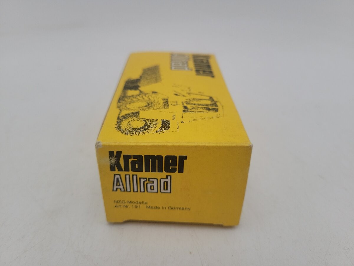NZG 191 1:50 Scale Yellow & White Kramer Allrad Wheel Loader Diecast Model EX