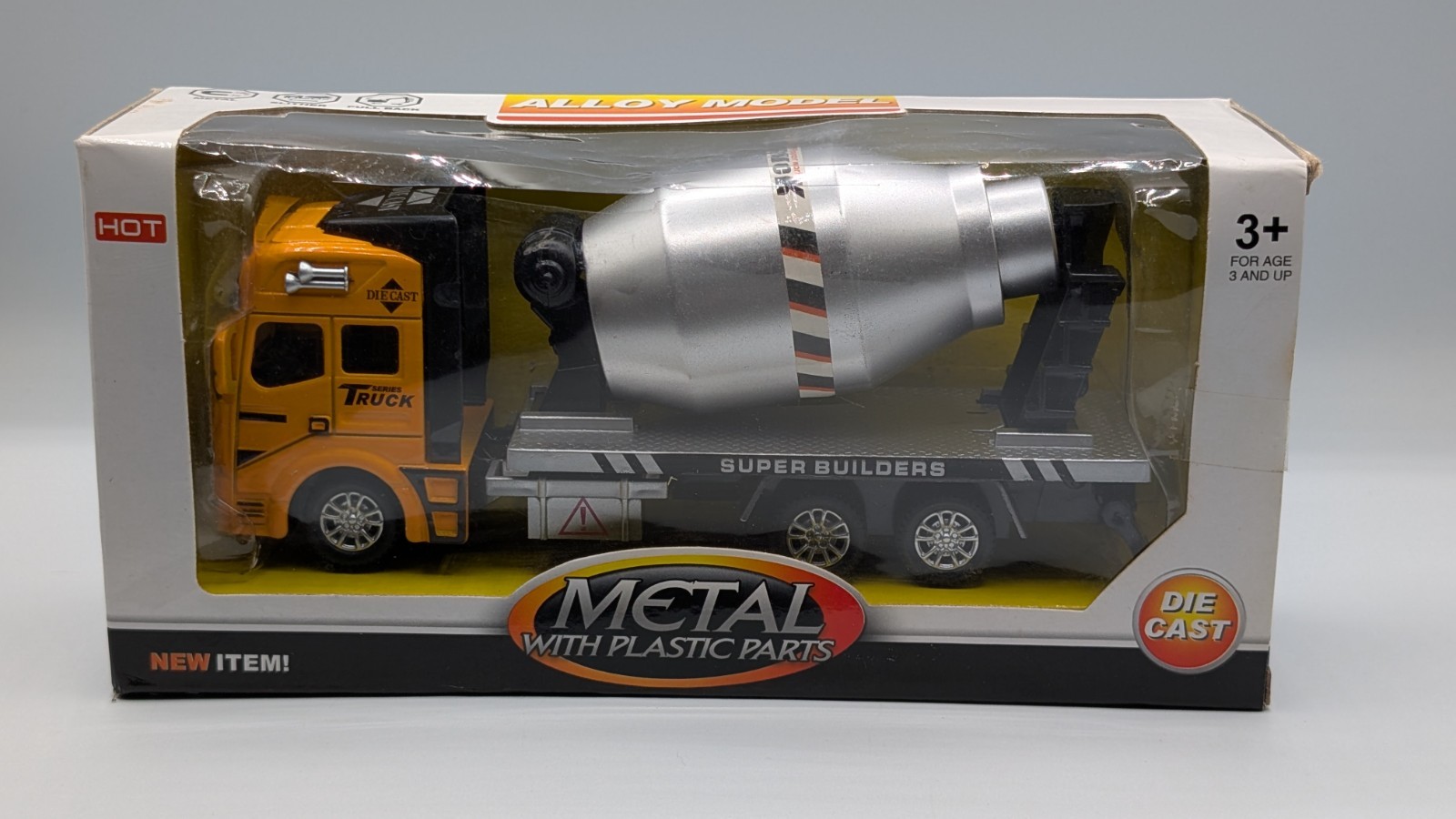Alloy Model Construction Metal Gear With Plastic Parts Concrete Mixer