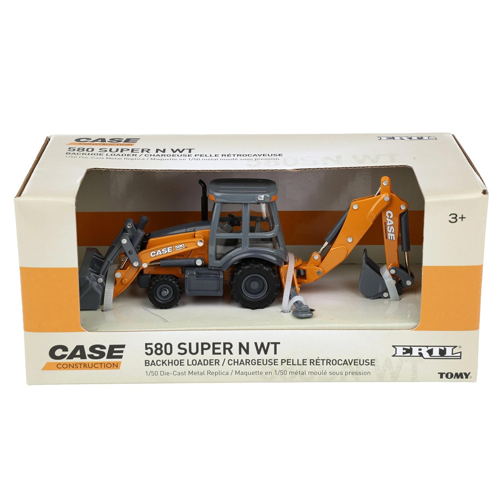 1/50 Scale Case 580 Super N WT Backhoe Loader by ERTL 14991