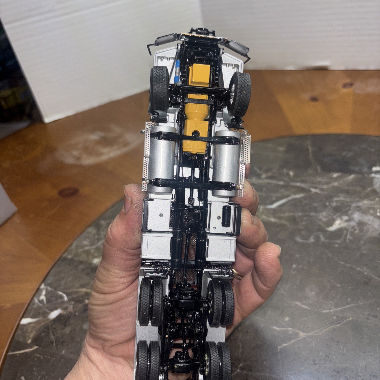 Wsi 1/50, Western Star 4900 With Ballast Box 6×4 Silver!