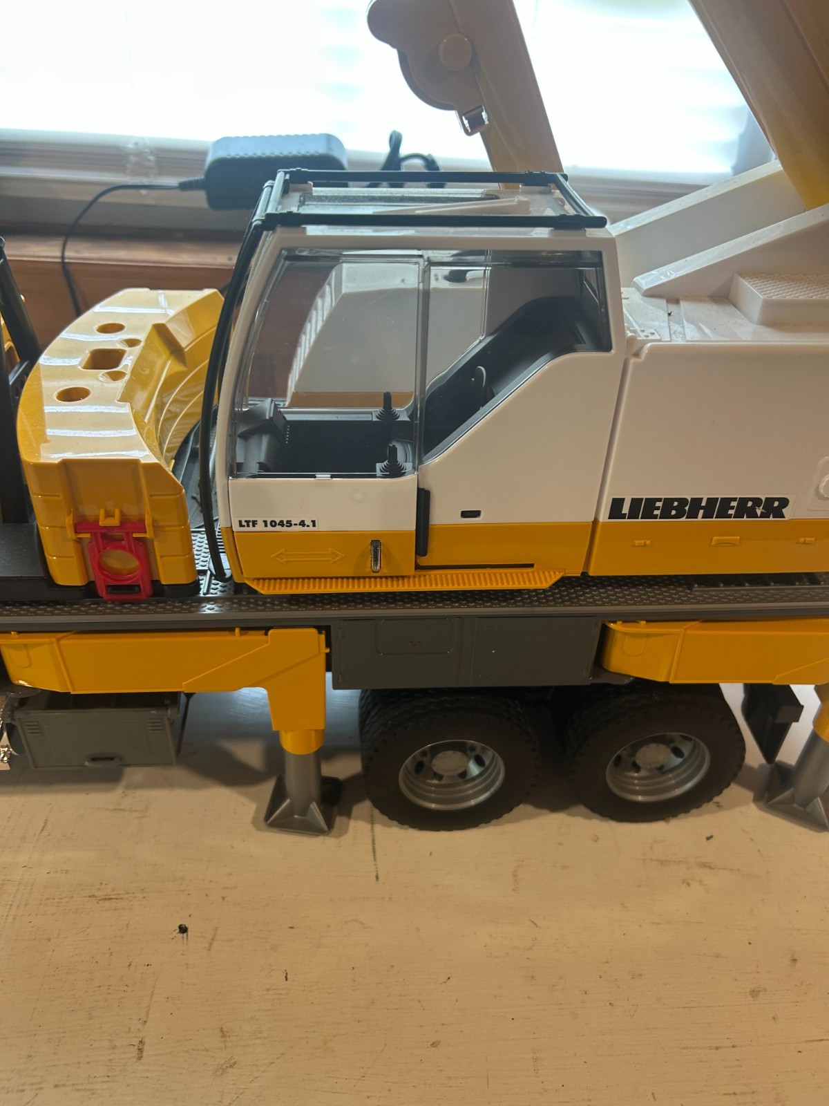 Mack Granite Liebherr Crane Truck Yellow