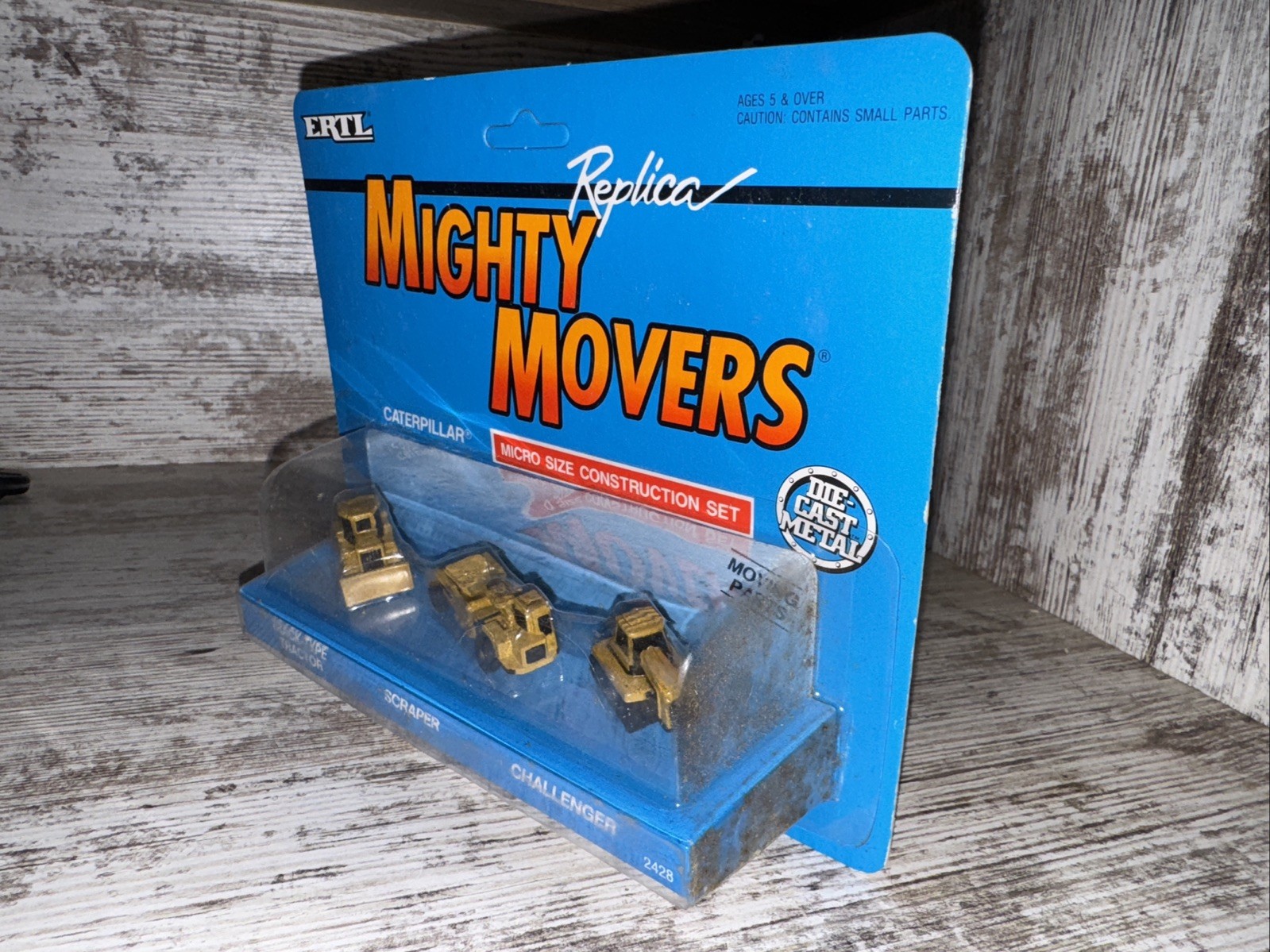 ERTL Replica Mighty Movers Caterpillar Micro Size Construction Sets