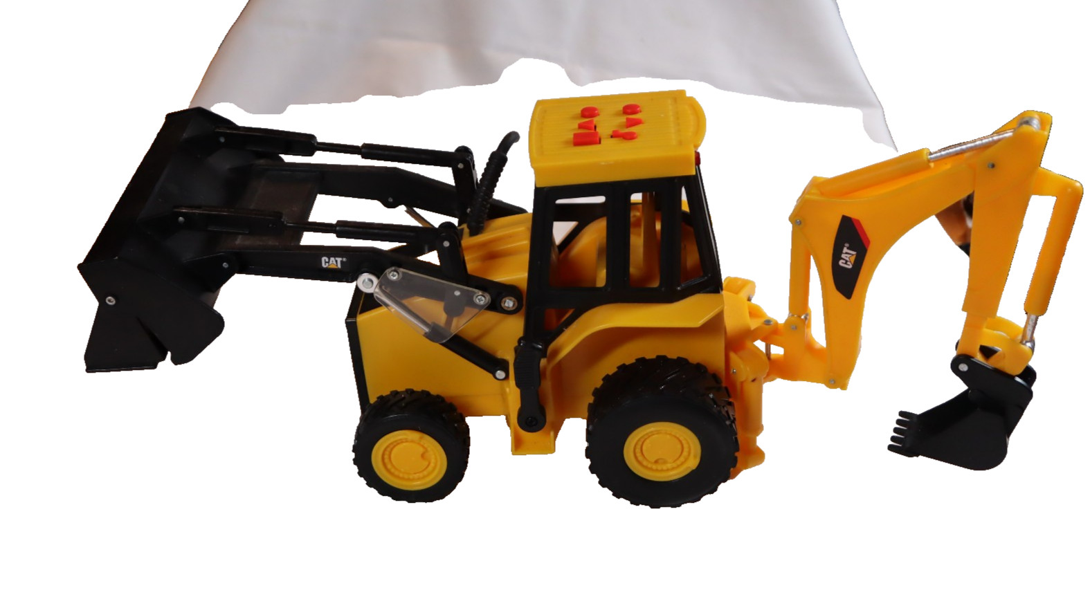 Vintage 1995 Caterpillar Tractor Backhoe W Realistic Light, Sound, Movement