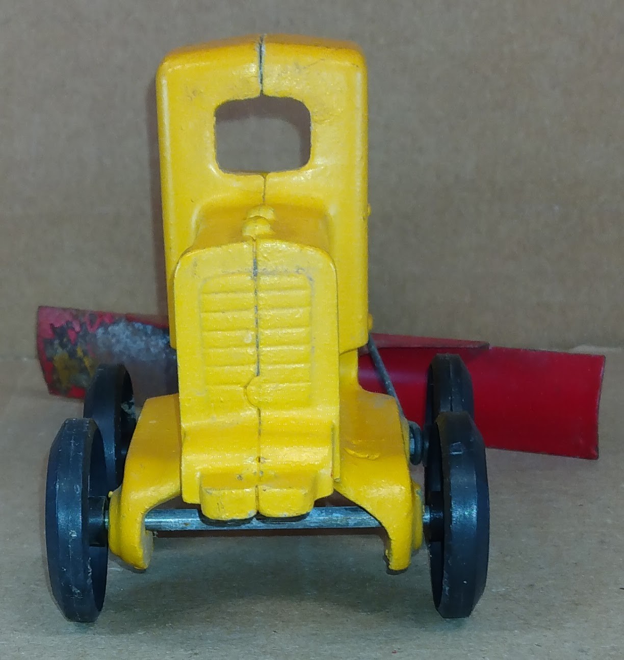 9″ Diecast Aluminum Road Grader No. 9100 by SLIK Toys