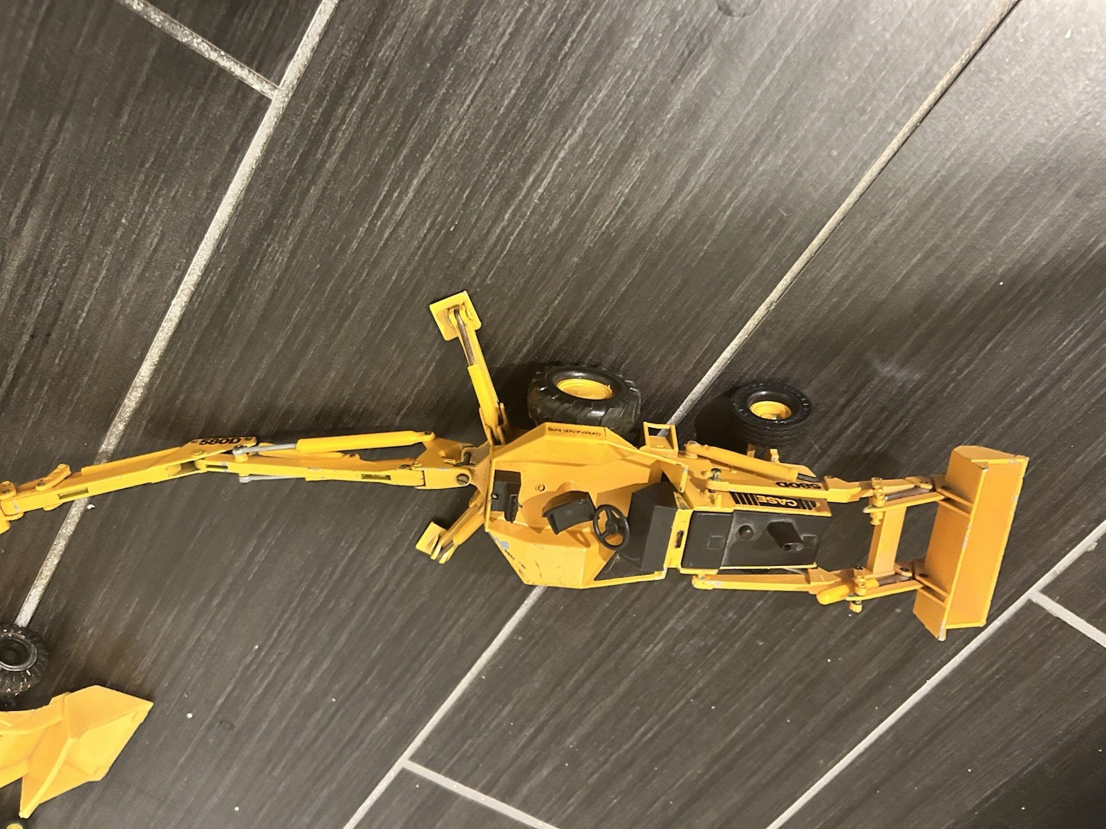 Lot of Diecast Construction Vehicles – Excavator, Bulldozer, Dump Truck