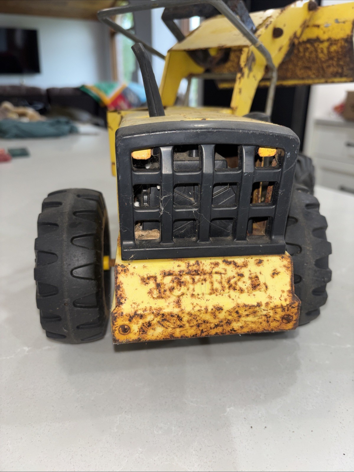 VTG Tonka Loader 1970’s Metal Toy Pressed Steel Construction