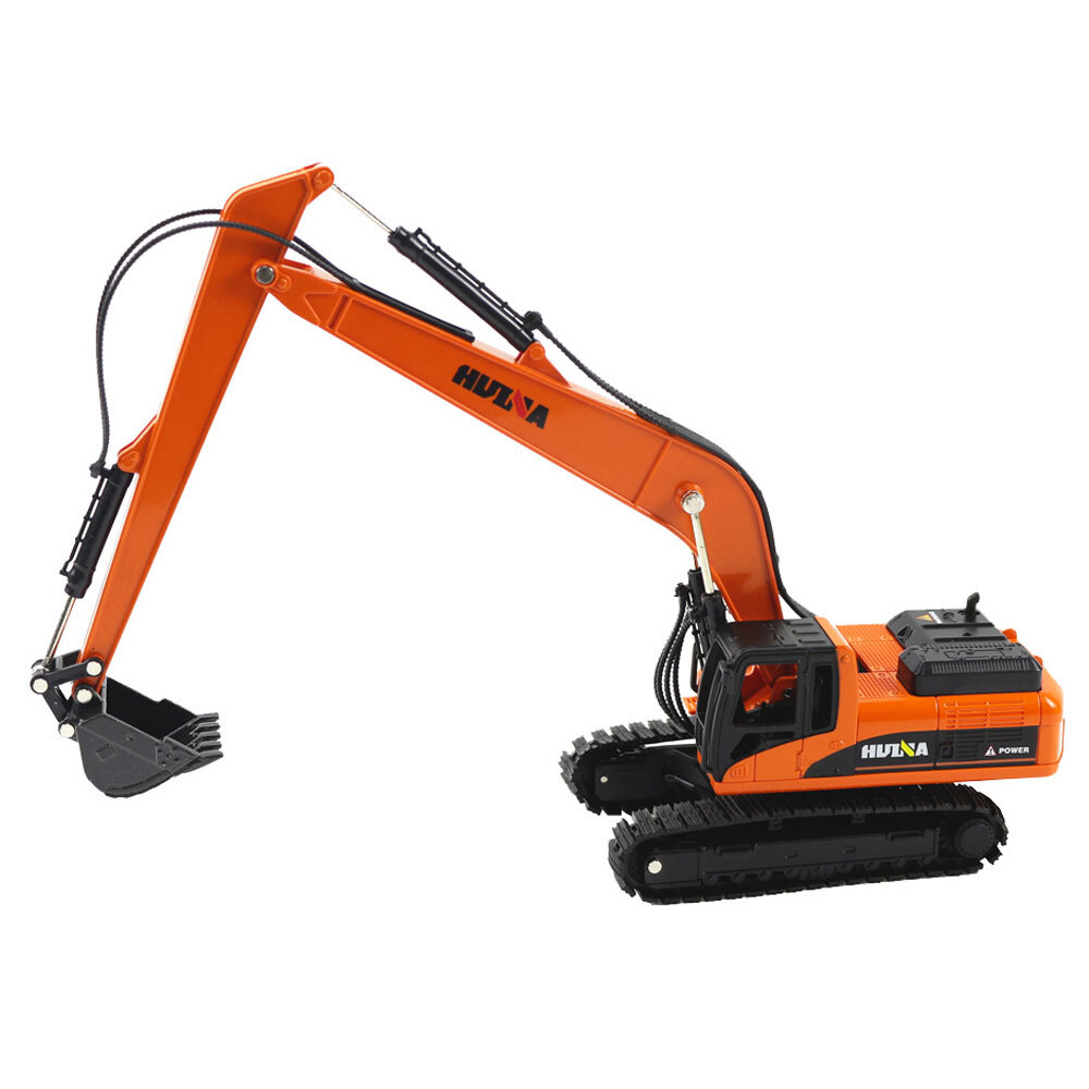 1:50 Excavator Construction Vehicle Model Diecast Toy Truck Boys Toys Kid Orange