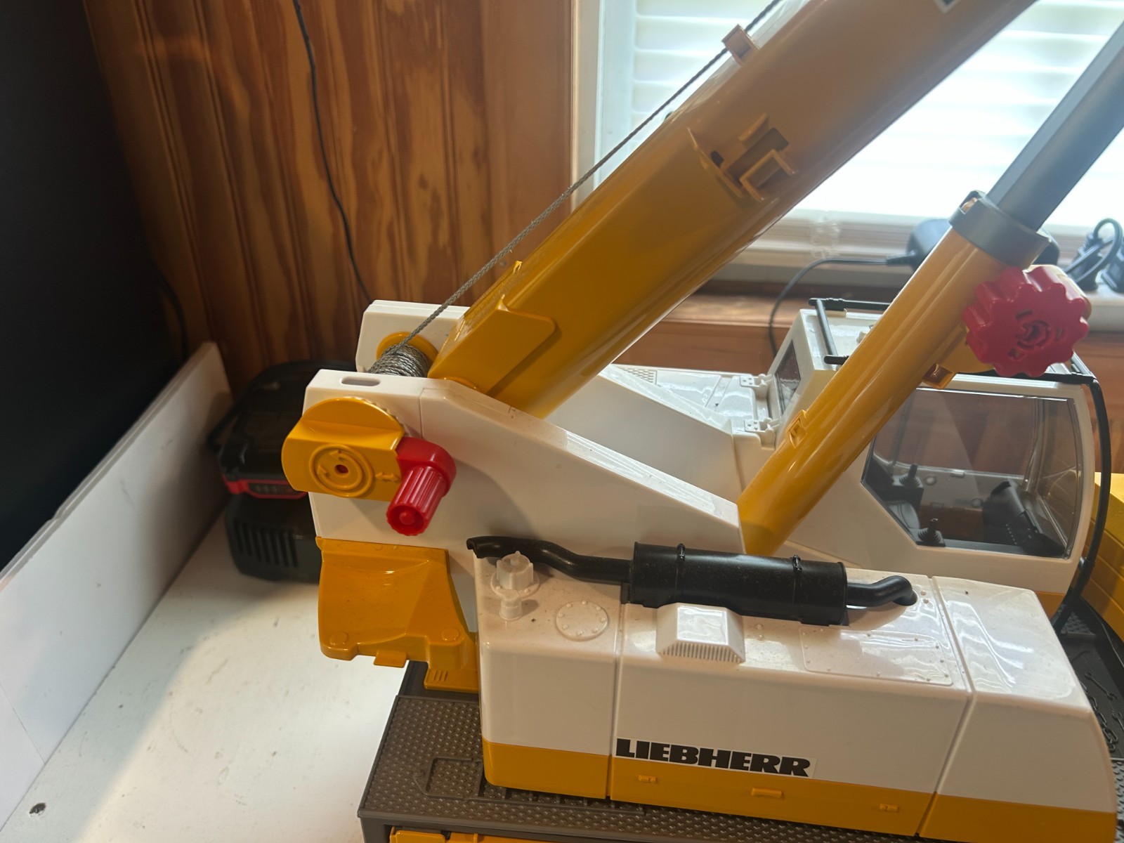 Mack Granite Liebherr Crane Truck Yellow