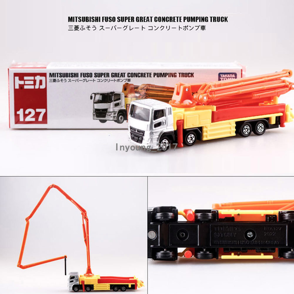 Concrete Pump Truck Toy Construction Vehicle Diecast Toy Car Toys for Boys Kids