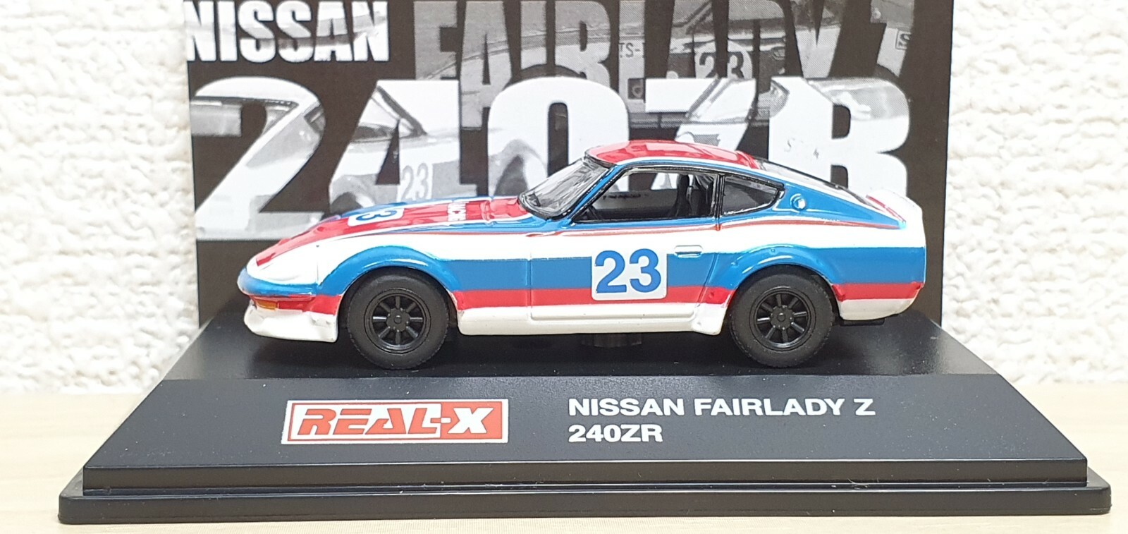 1/72 Real-X NISSAN DATSUN FAIRLADY Z 240ZR #23 RACING diecast car model