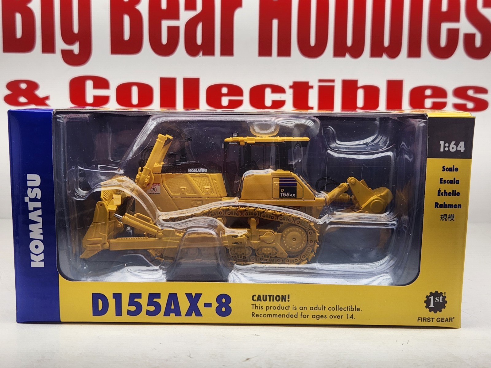 1/64 First Gear #60-0325 Diecast Komatsu D155AX-8 Crawler Dozer with Ripper
