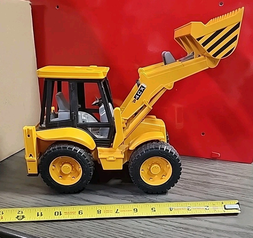 Bruder JCB 4CX Front End Loader 921/01 Plastic Toy Made in Germany EXCELLENT