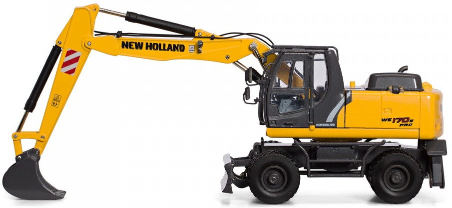 MOTORART,Wheeled excavator NEW HOLLAND WE 170B PRO, 1/50, MOT13787