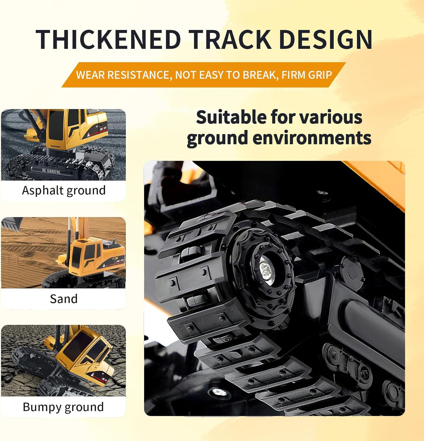 Construction Excavator – Toy Engineering Digger Truck, Remote Control Rechargabl