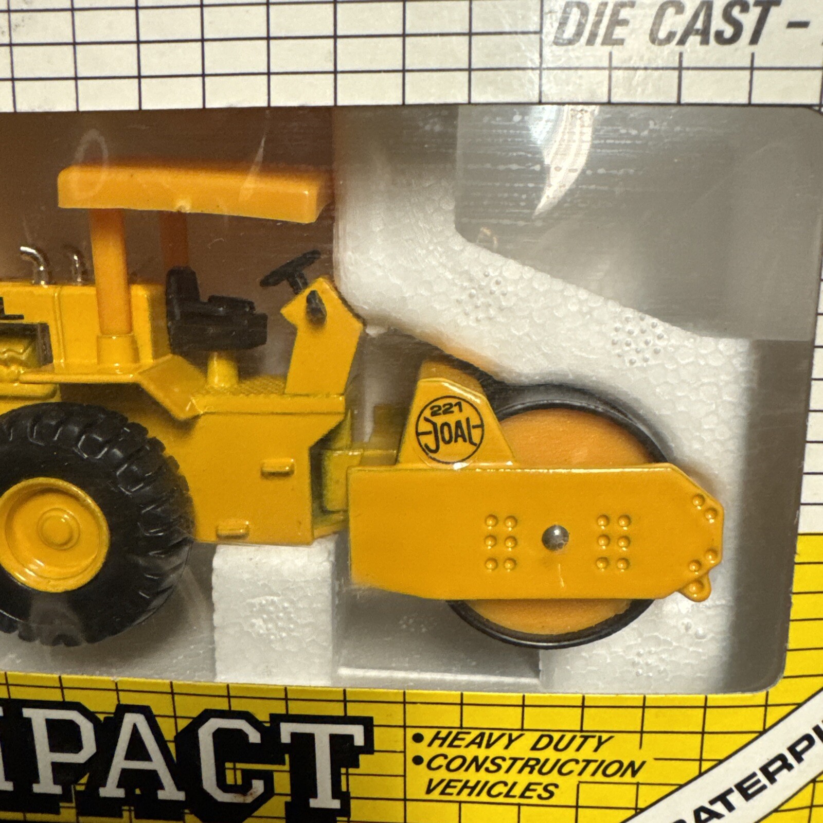 Joal CATERPILLAR #221 STEAM ROLLER 1/50 Scale Diecast NEW