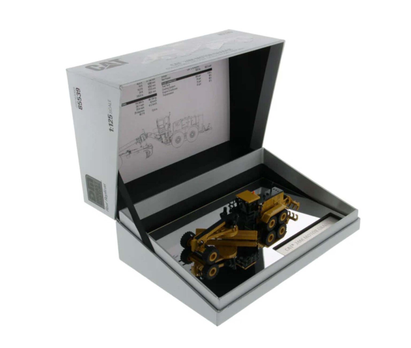 Diecast Masters 85539 Cat 24M Motor Grader 1/125 Scale Diecast Model