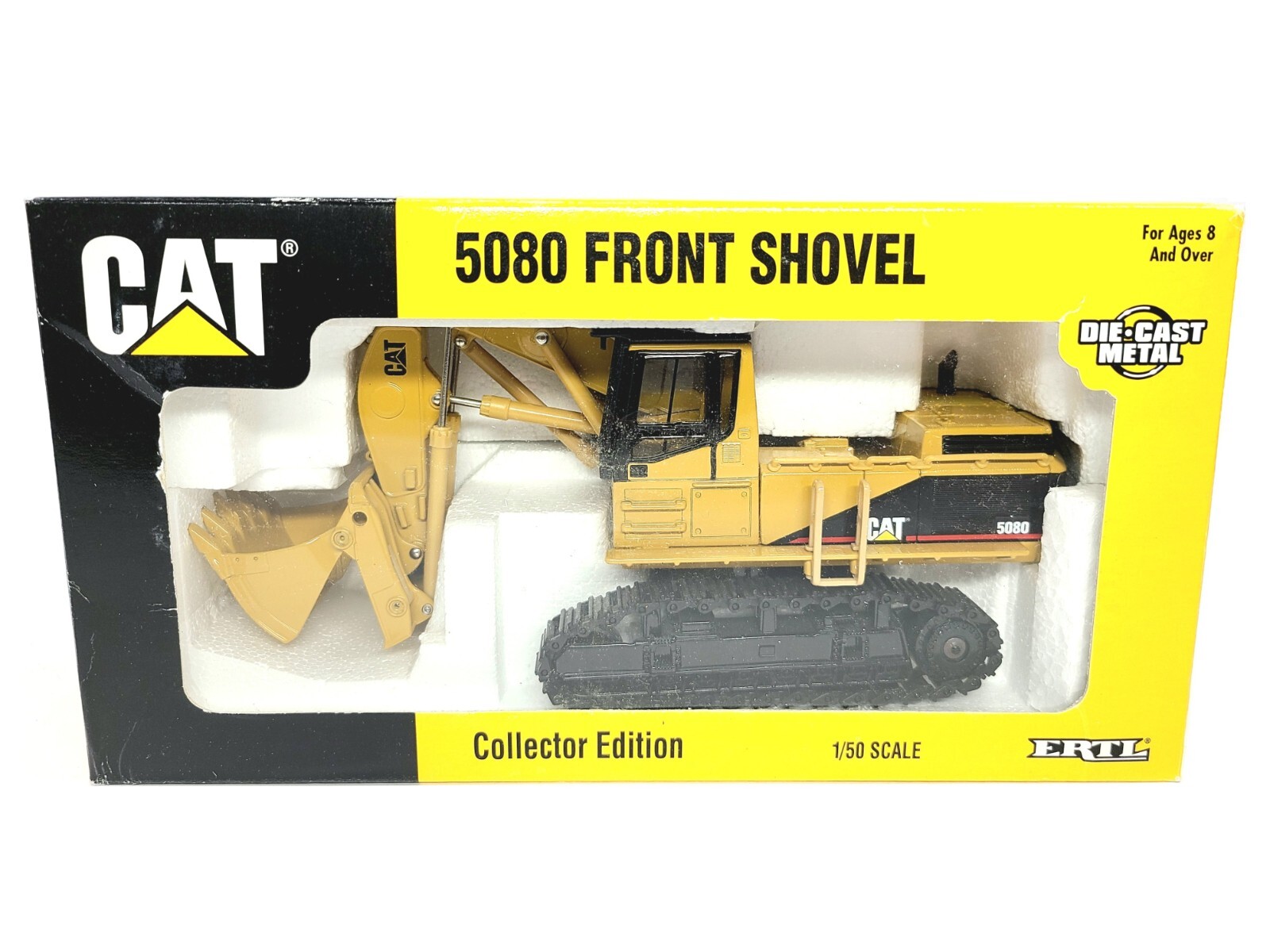 Caterpillar Cat 5080 Front Shovel Linked Tracks ERTL 1:50 Scale Model #2637 New