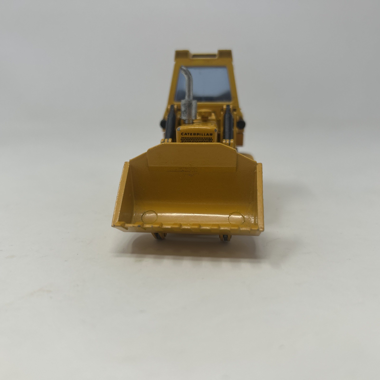 Vintage NZG Caterpillar 955 Dozer 1:50 Scale Diecast West Germany With Rake