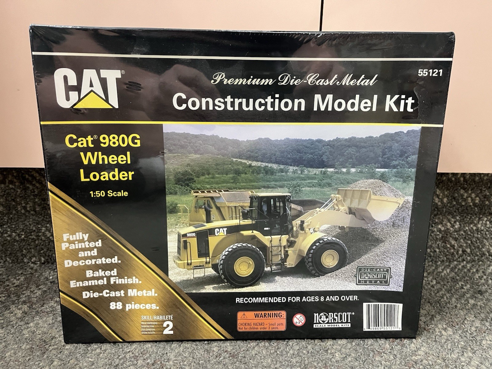 * NORSCOT 1/50 #55121 CAT 980G WHEEL LOADER CONSTRUCTION MODEL KIT DIECAST *ST