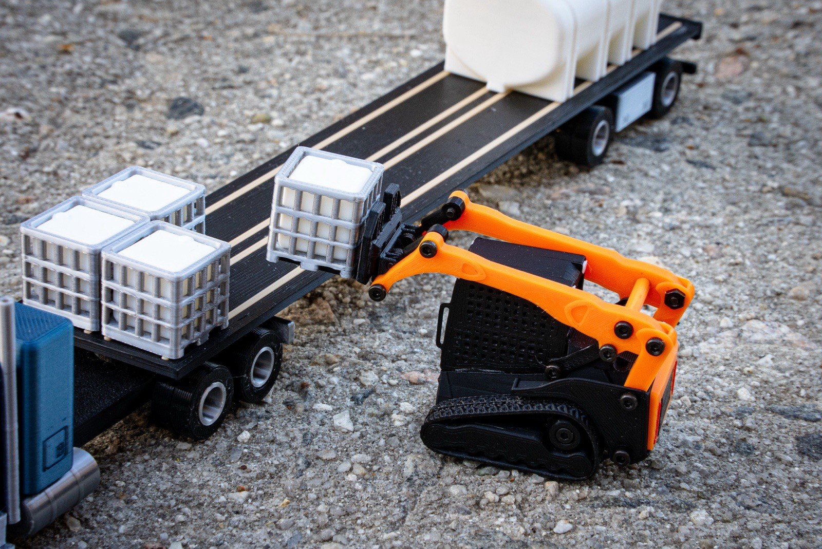1/64 Kubota Replica Track Loader/Skidsteer 3D Printed