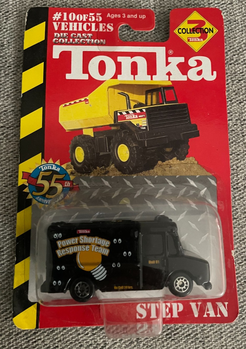 Lot of 4 Tonka 1953 Wrecker 1949 Dump Truck 1949 Utility Hauler Step Van DieCast