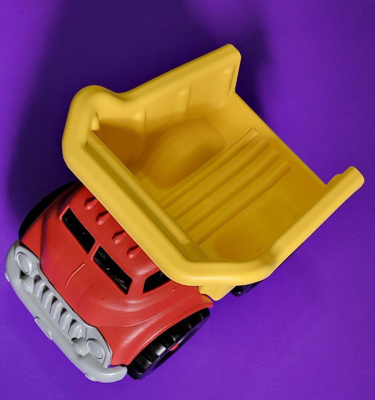 Green Toys Dump Truck Red And Yellow Made From Recycled Plastic In The USA