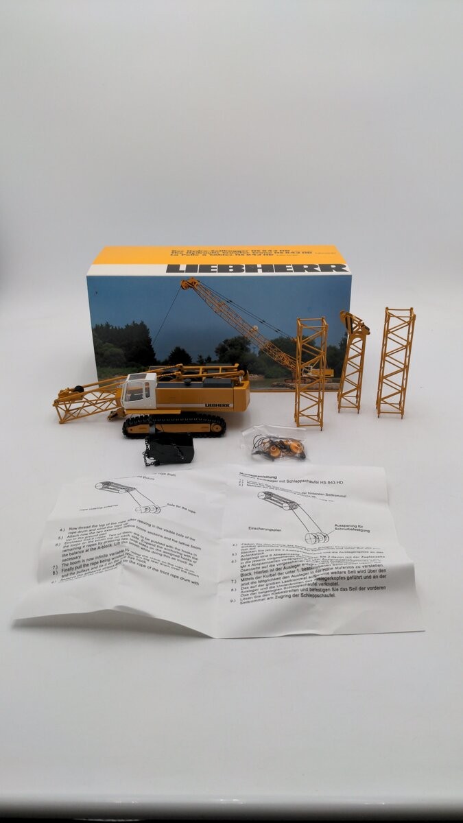 Conrad 2732 1:50 Liebherr HS 843 HD Hydraulic Crawler Crane LN/Box