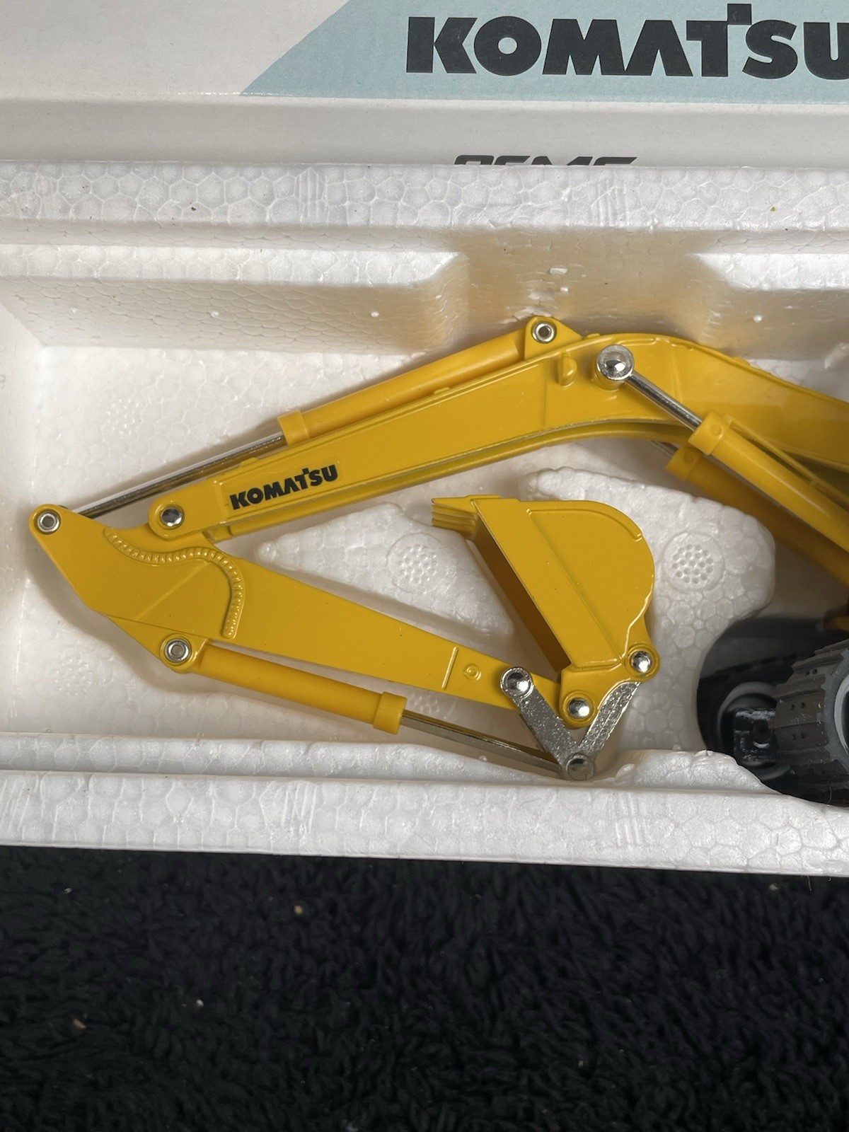 Komatsu PC210 PEMC Excavator Goodswave 1:43 Scale Diecast Model Vtg Tokyo JAPAN