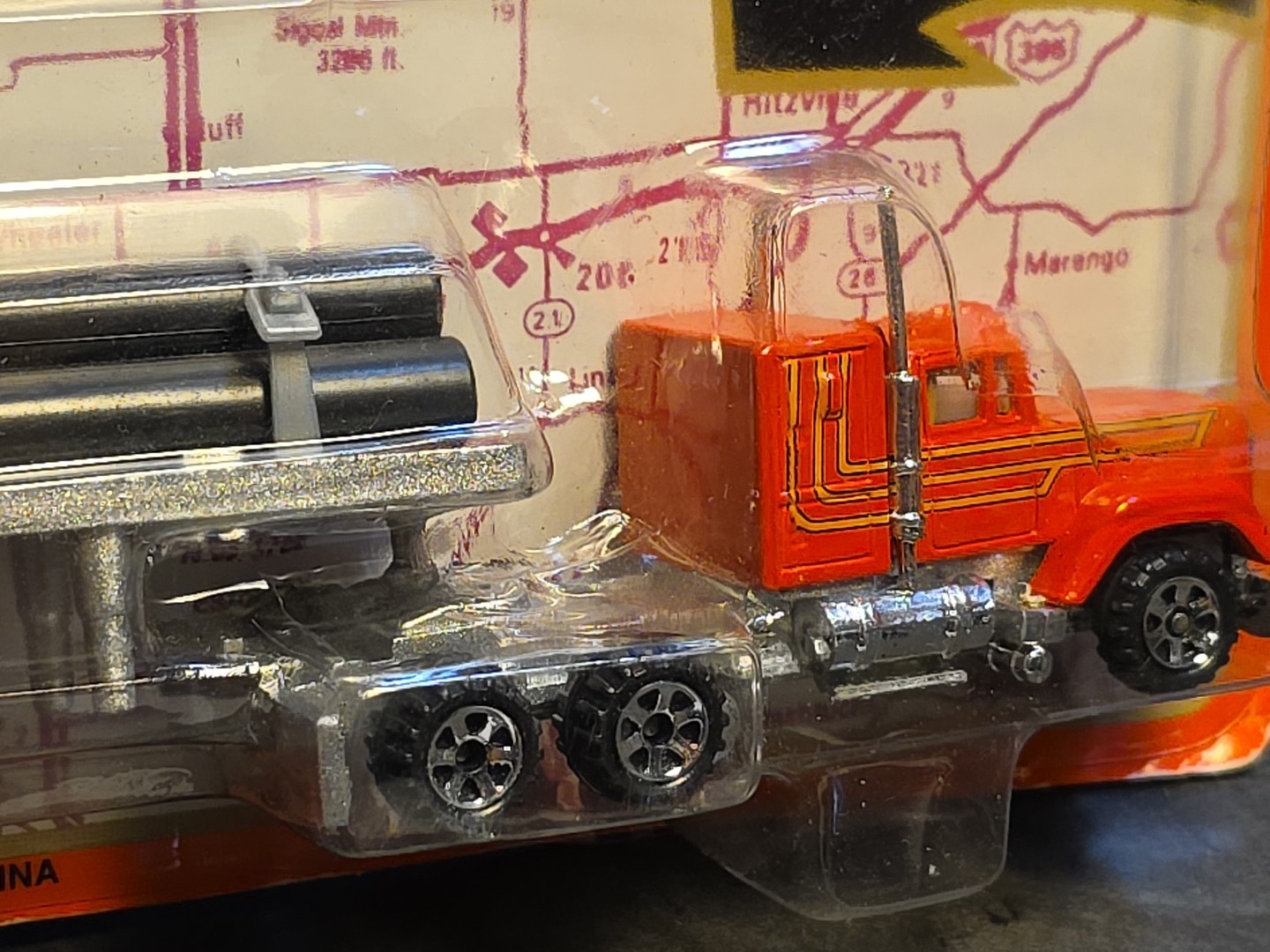 Vintage 1993 Road Champs HO Scale Die-Cast Kenworth Mack Log Truck New MOC 1:87