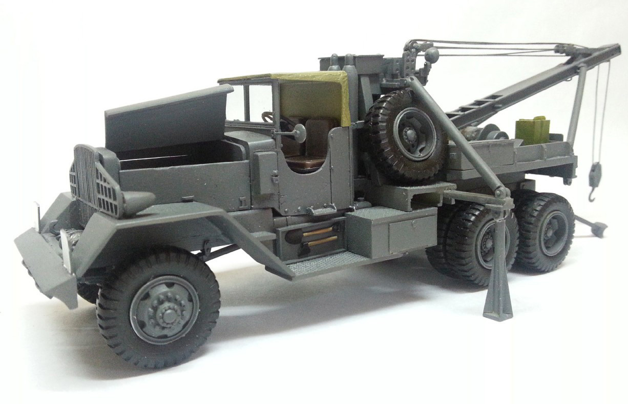 1/50 Ward LaFrance 6×6 Heavy Wrecker – High Quality Resin KIT by Fankit Models