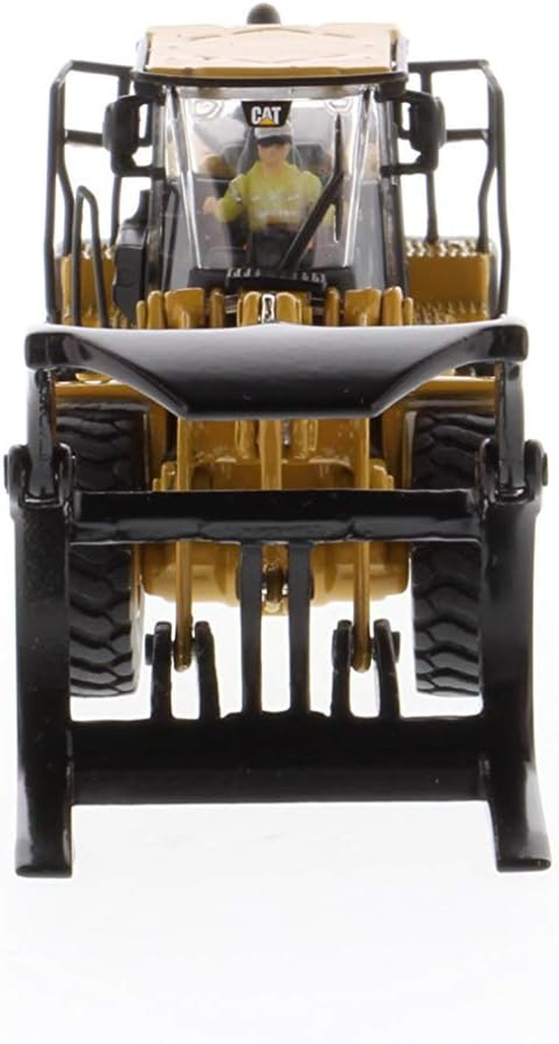 CAT Caterpillar 972M Wheel Loader with Log Fork and Operator High Line Series 1/