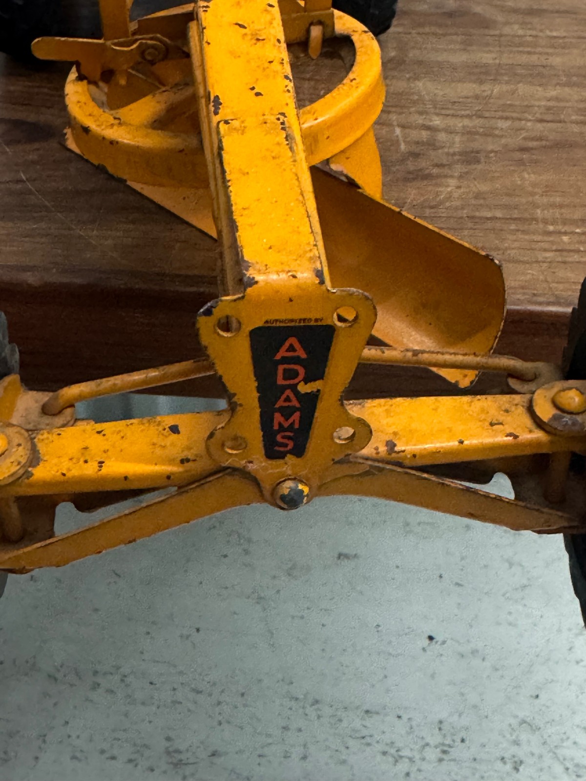 Vintage 1950s Doepke Model Toys Adams Road Grader Pressed Steel