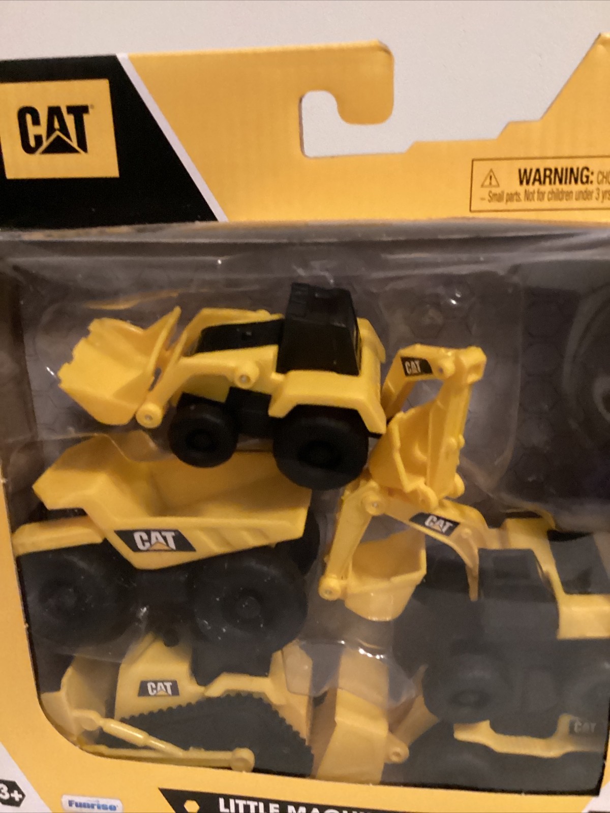 CAT Little Machines 5 Pack B Dump Truck Toy Building Vehicles For Kids Ages 3+