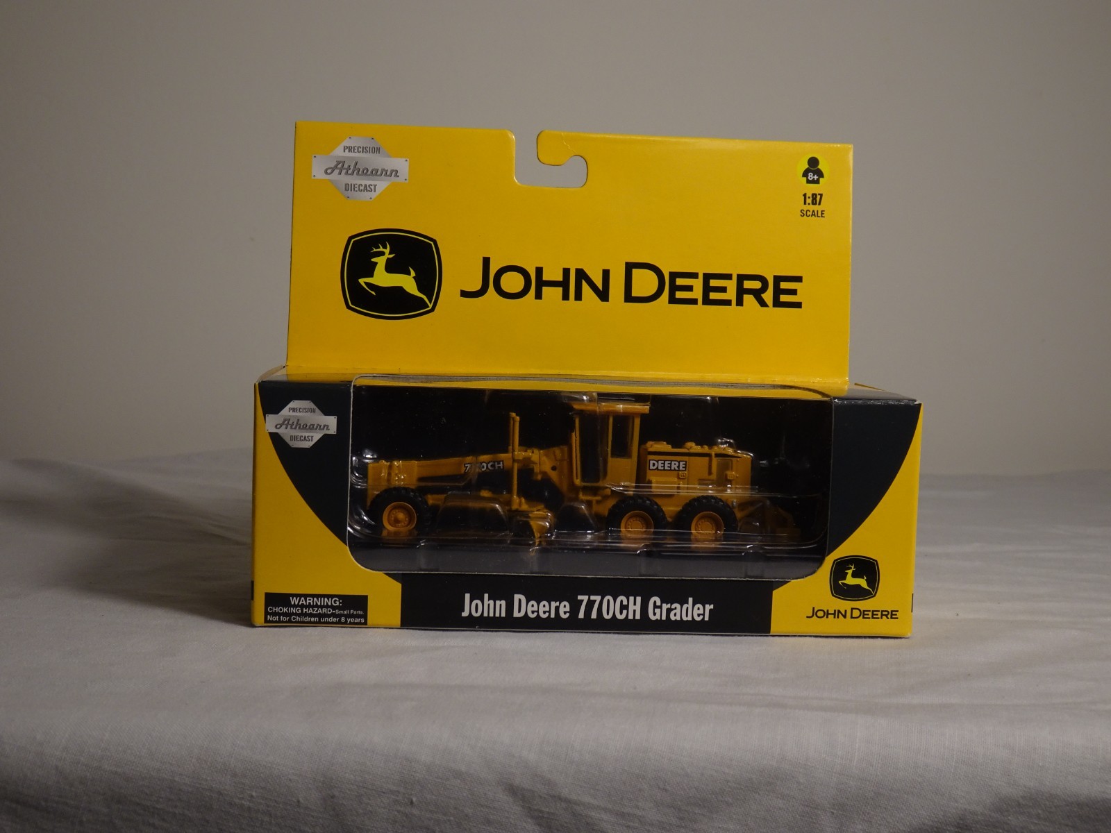 Athearn HO Scale 1:87 John Deere 770CH Grader 77093 Diecast Model NEW IN PACKAGE