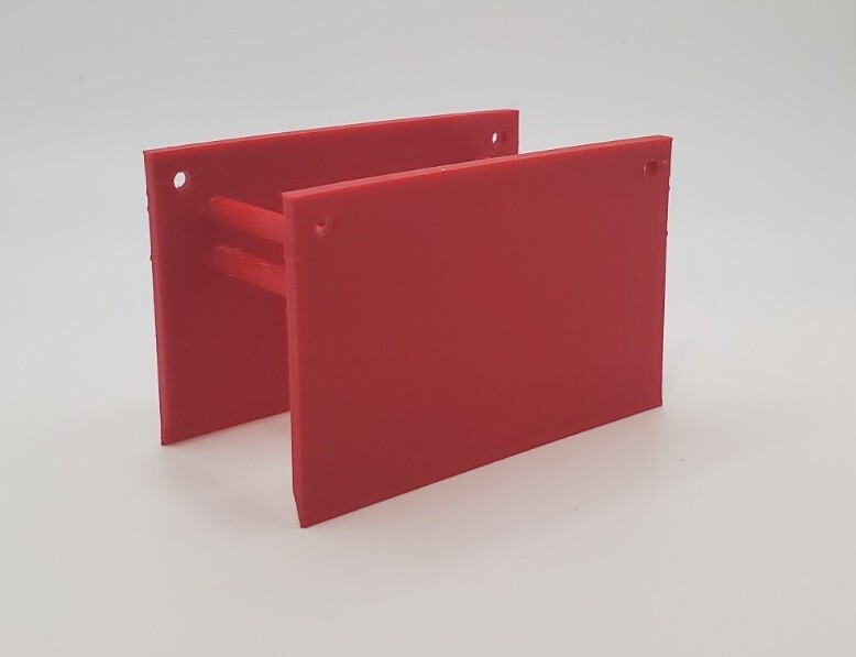 Custom 1/50 Scale Trench Box in Red
