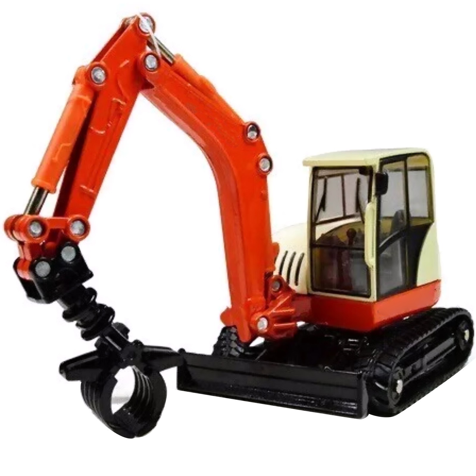 17cm Alloy 1/50 Tracked Wood Grabbers Heavy Construction Vehicle Model Ornament