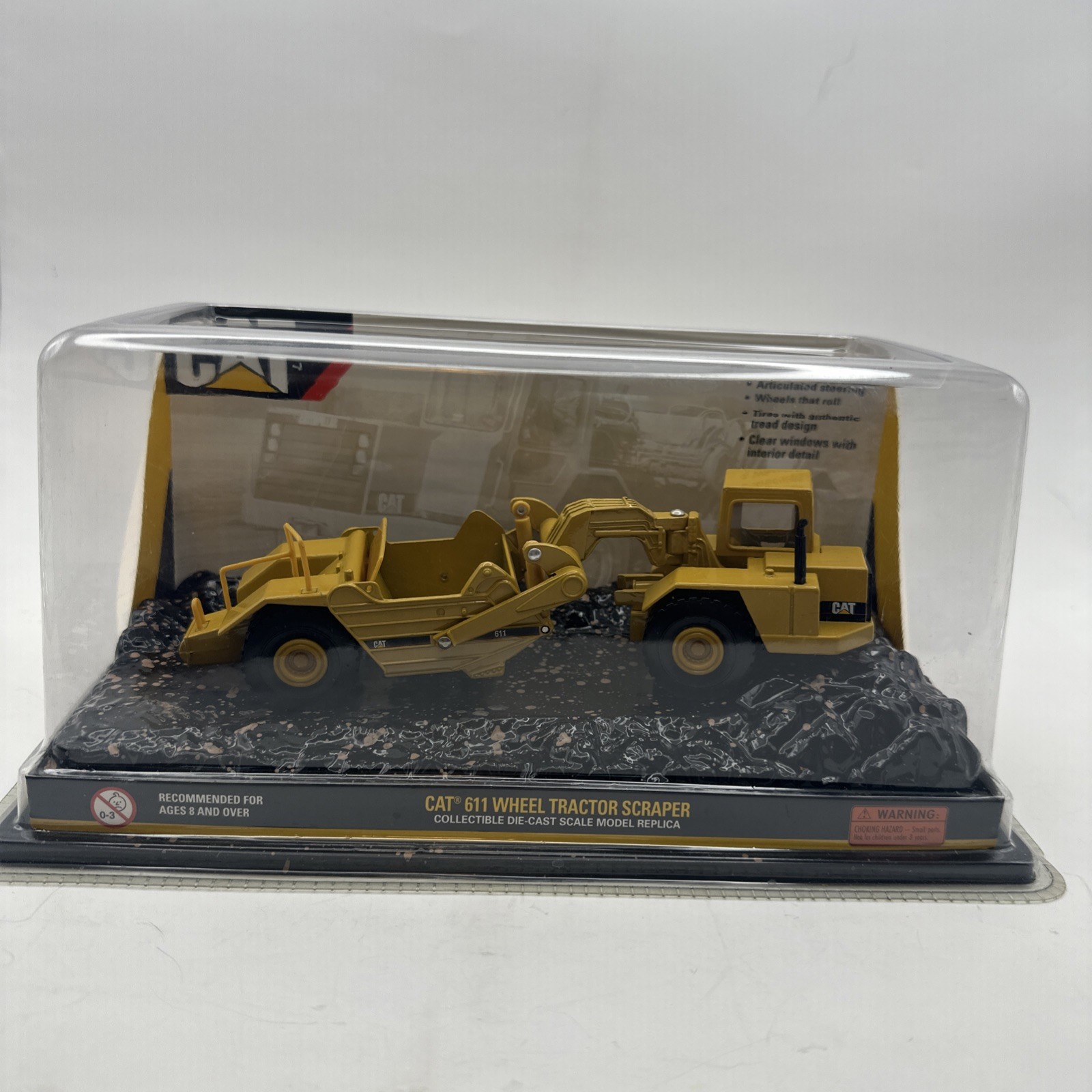 Norscot 1:64 Cat 611 Wheel Tractor Scraper #55303 NEW