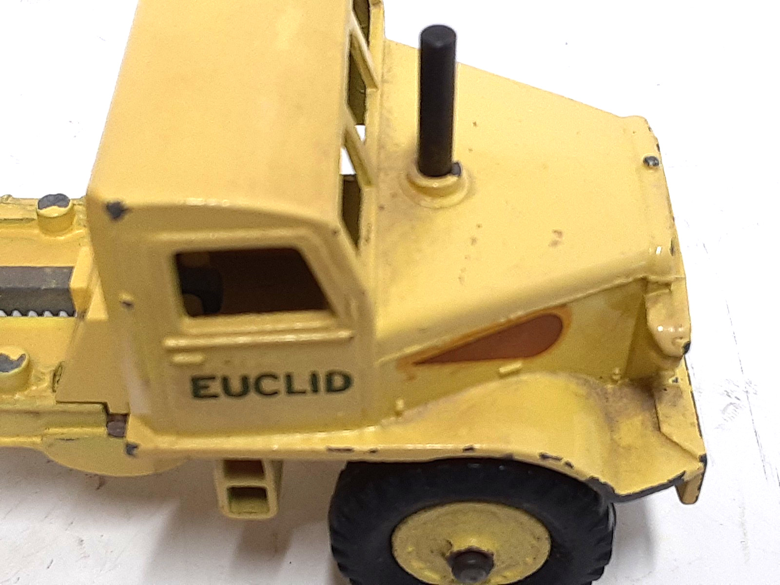 Vintage~Dinky Super Toys Euclid Dump Truck # 965~5-3/4″ Long, 1959-1961