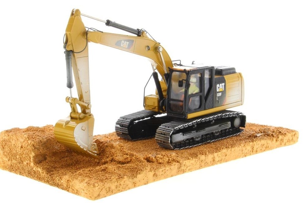 DIECAST MASTERS,CATERPILLAR 320F crawler excavator with driver aged version, …