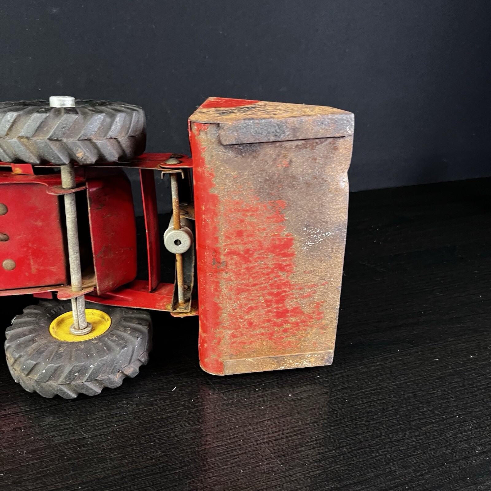 Vintage 1950’s Nylint Road construction Red Hough Payloader 17”