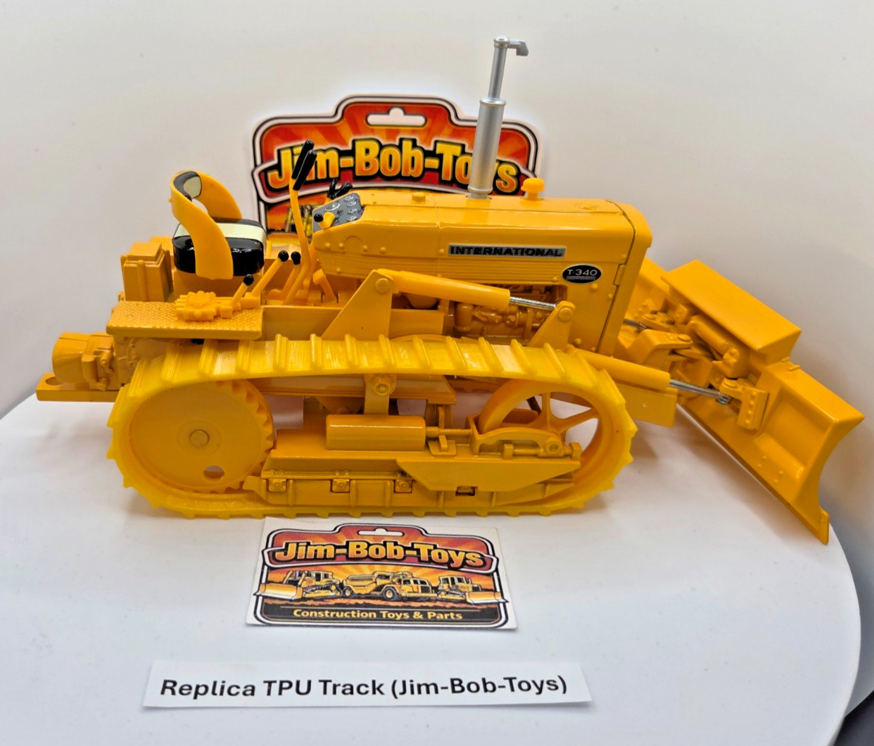 Replica Track Set (2) for Ertl 1/16 Scale IH T-340 w/ Bullgrader