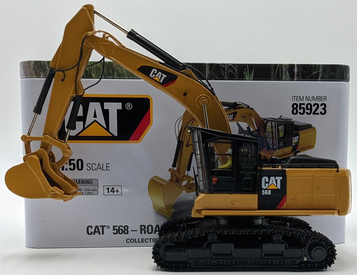 DieCast Masters 85923 1:50 Caterpillar 568 Road Builder Configuration Model NIB