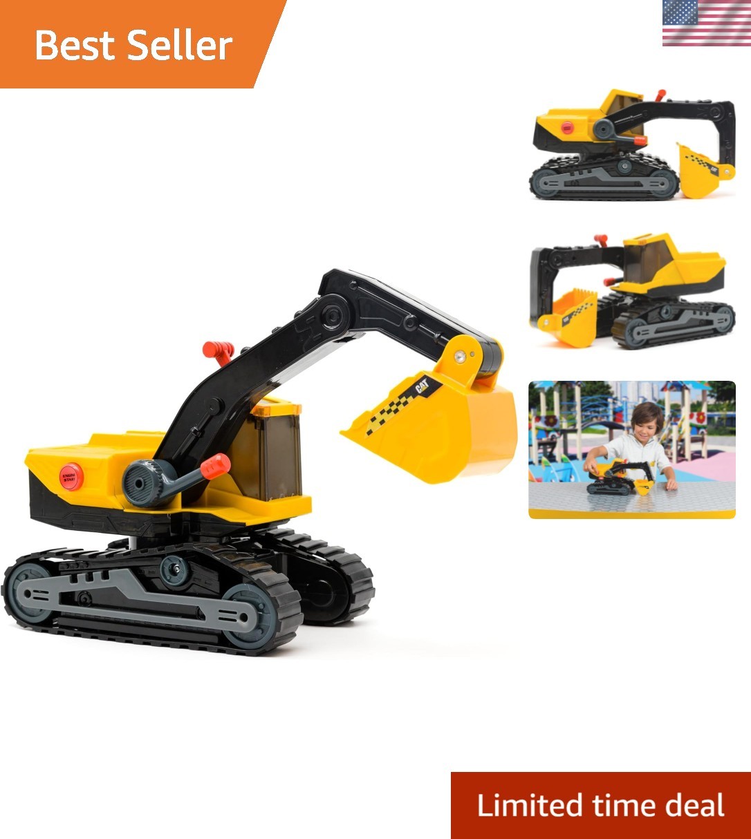 Battery Powered CAT Power Haulers Excavator – 11.5” with Motion Drive Technology