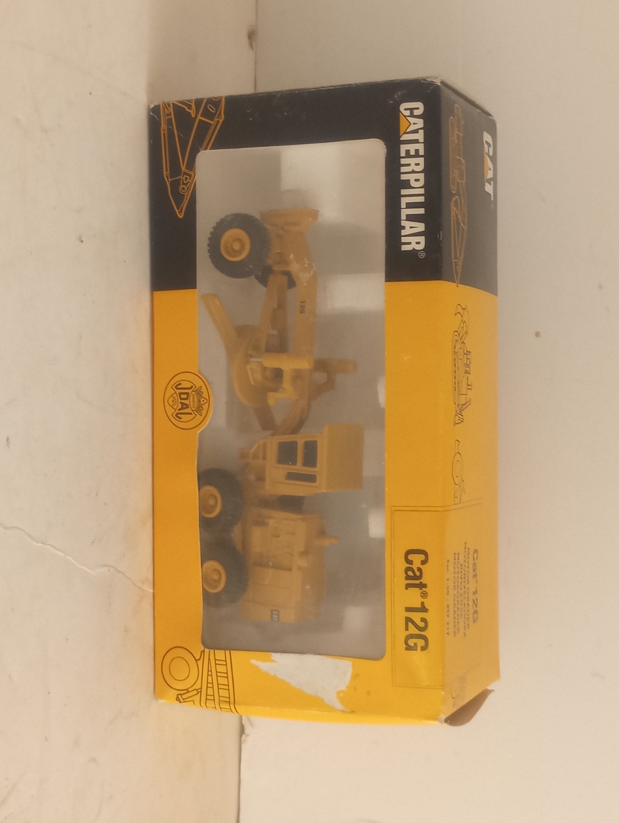 Joal Compact CAT Caterpillar 12G Motor Grader 1:50 Diecast Metal MPN 217 Box