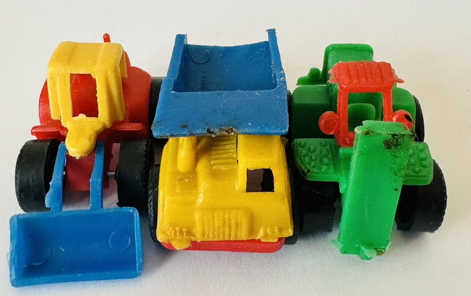 Lot Of BRUDER MINI Heavy Equipment Trucks Cat CONSTRUCTION VEHICLES Germany x3