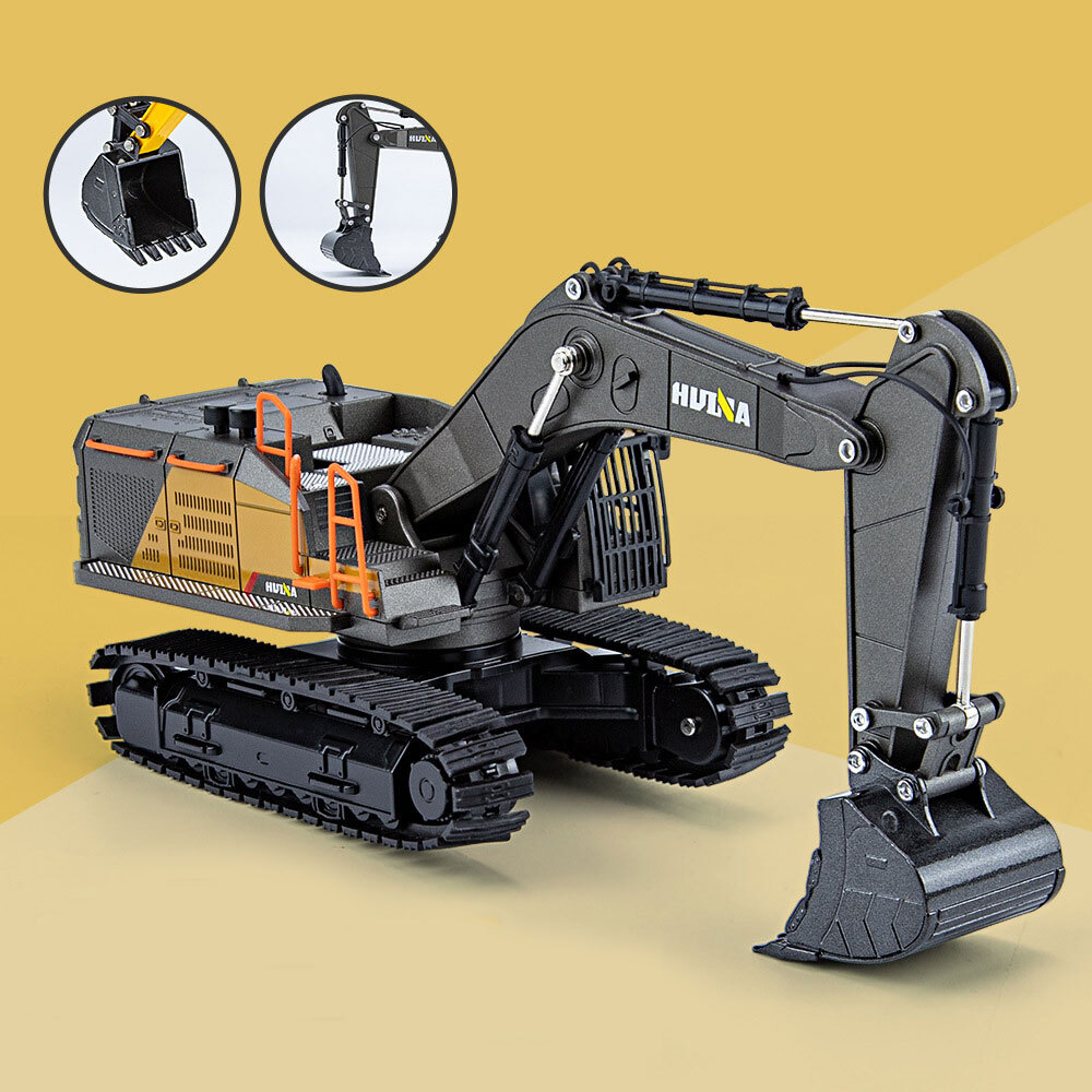 1/50 Scale Excavator Truck Toy Construction Vehicle Model Diecast Boys Toys Gift