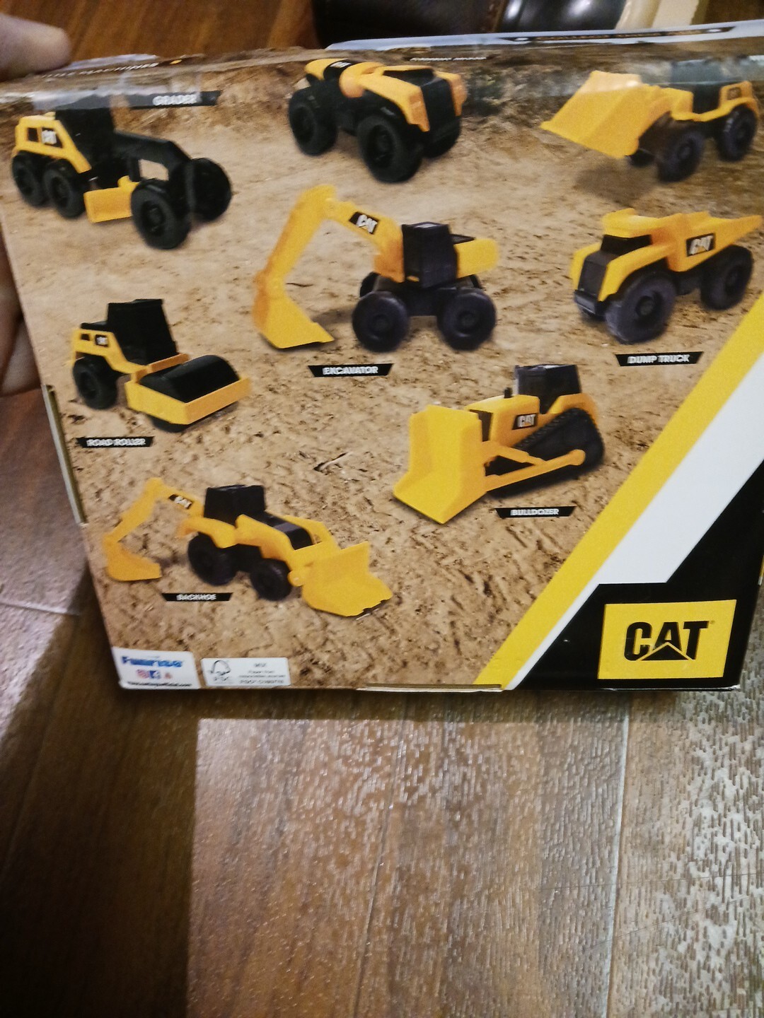 CAT Little Machines 5 Piece Construction Toy Vehicles Playset for Kids Ages 3+