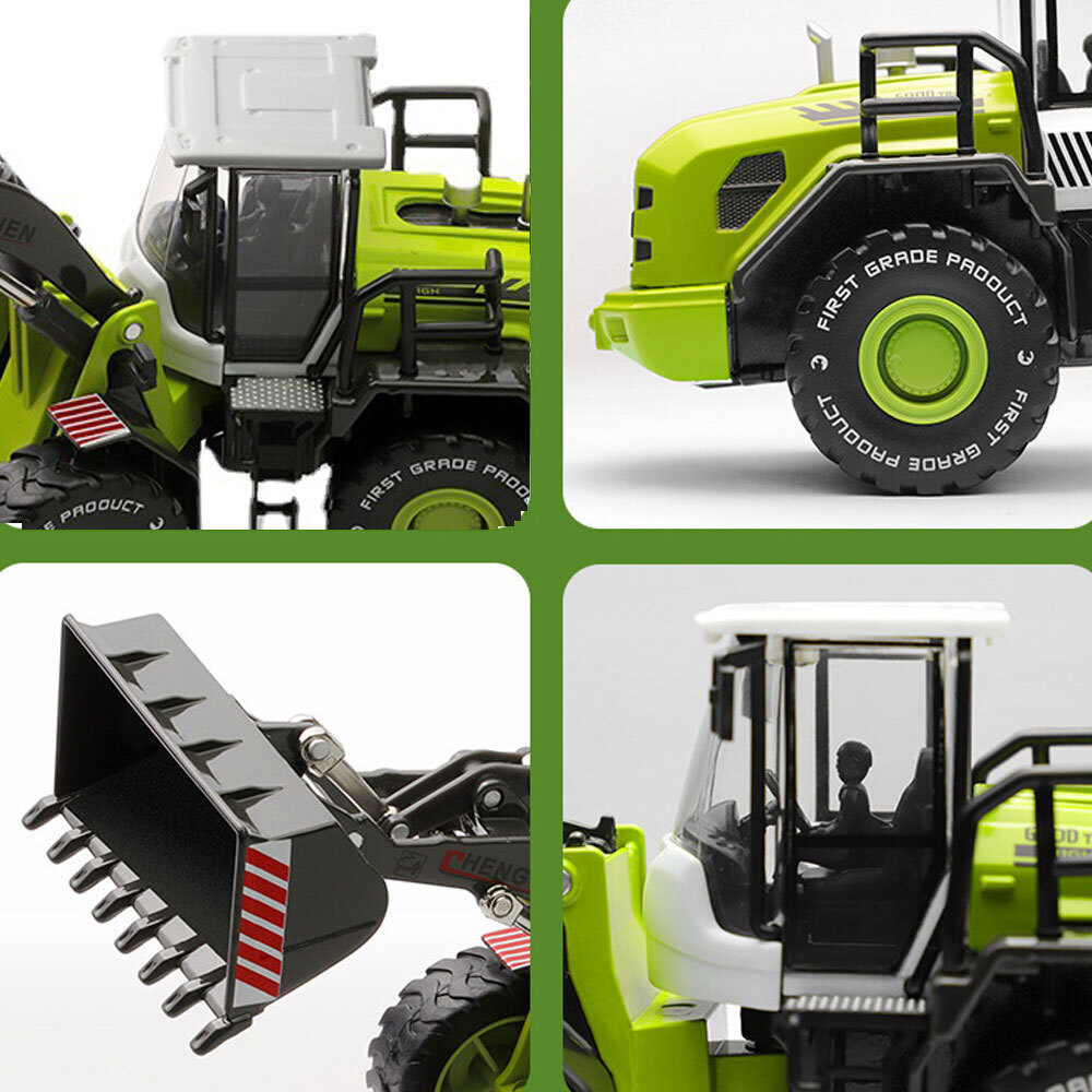 1:50 Loader Toy Truck Construction Vehicle Diecast Model Toy Car for Boys Yellow